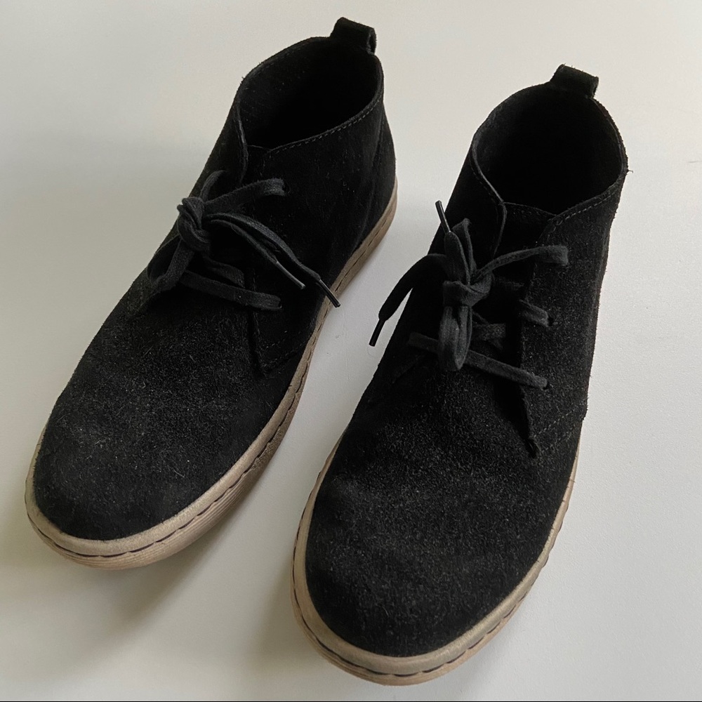 Black Suede Chukka Ankle Desert Boots